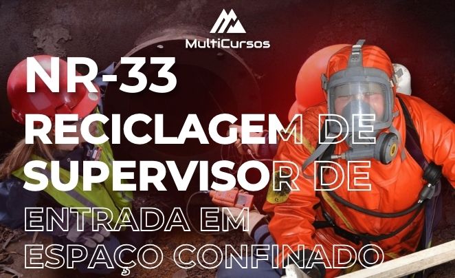 NR-33 | Reciclagem de Supervisor de Entrada em Espaço Confinado - 8H